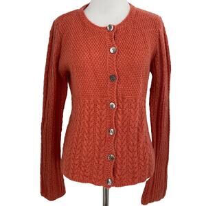 Sundance Wool Blend Button Up Cardigan Sweater Size XS